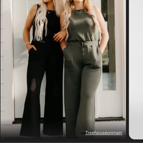 Spanx AirEssentials Jumpsuit in dark palm - Picture 2 of 9